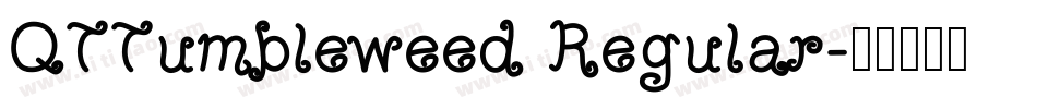 QTTumbleweed Regular字体转换